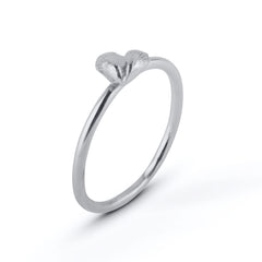 Heart of Gotland - silver ring med hjärtformad design