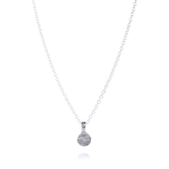 KARG - Halsband med liten berlock i silver