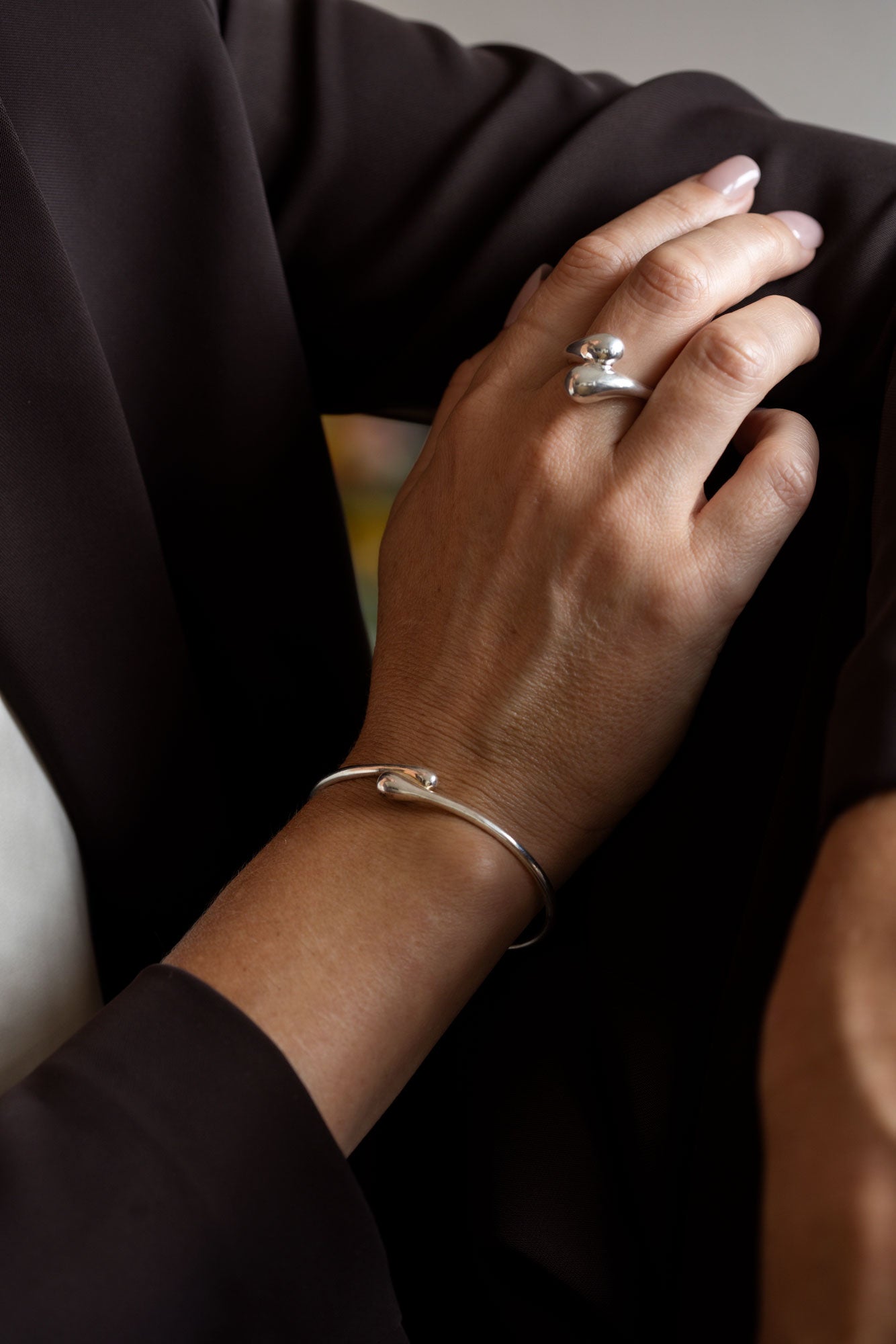 Got Your Back - Stilt bracelet small, silver