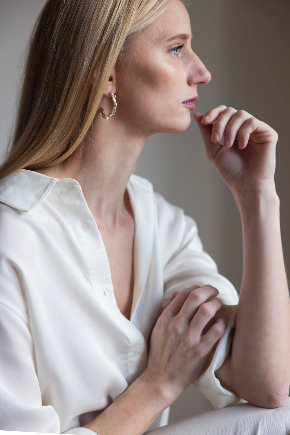 KARG - Earring "Hällmark" in silver
