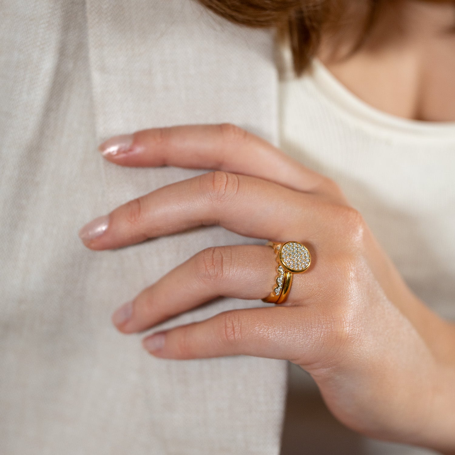 Sparkle - Halo ring