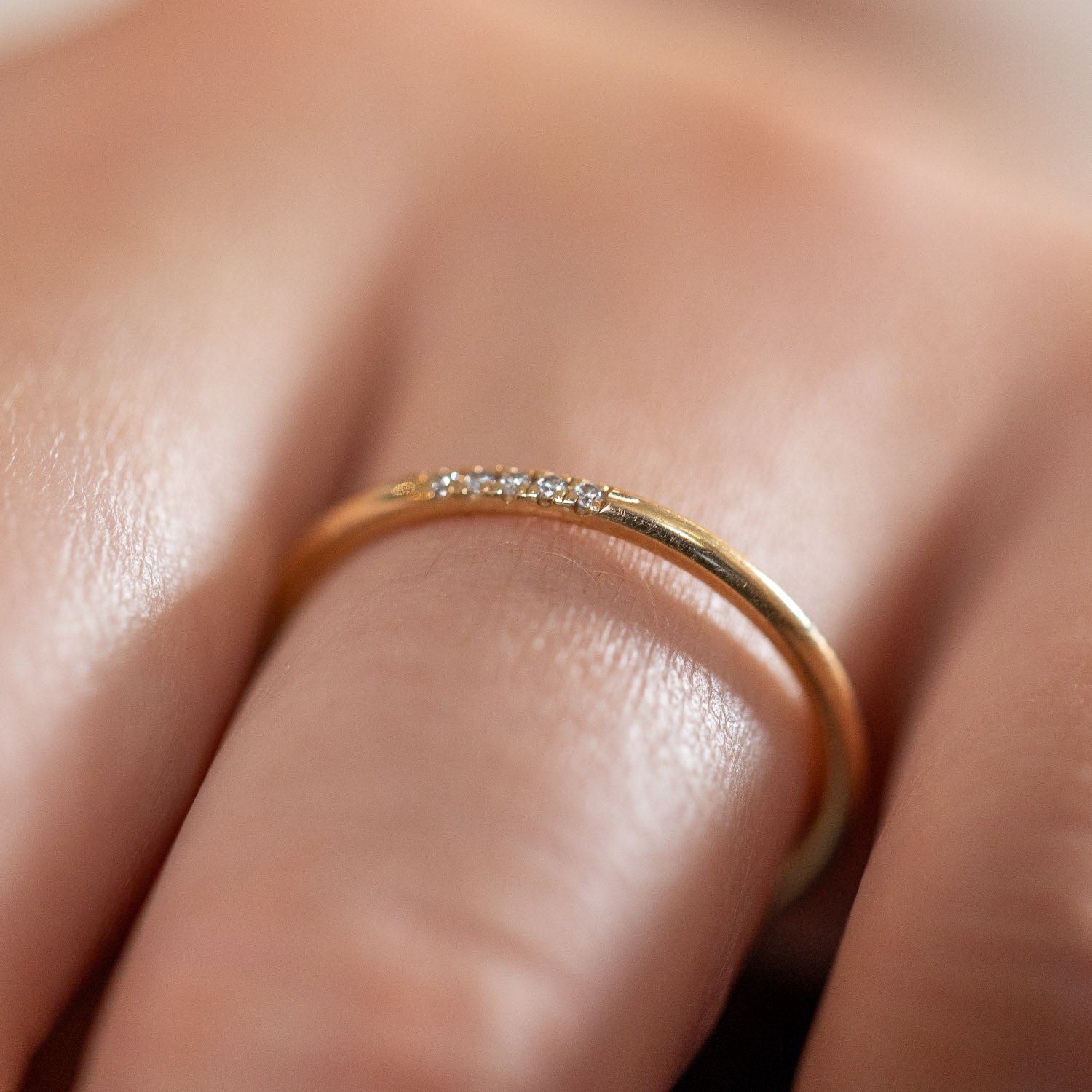 Leilu Ring 5 stones - 18k gold