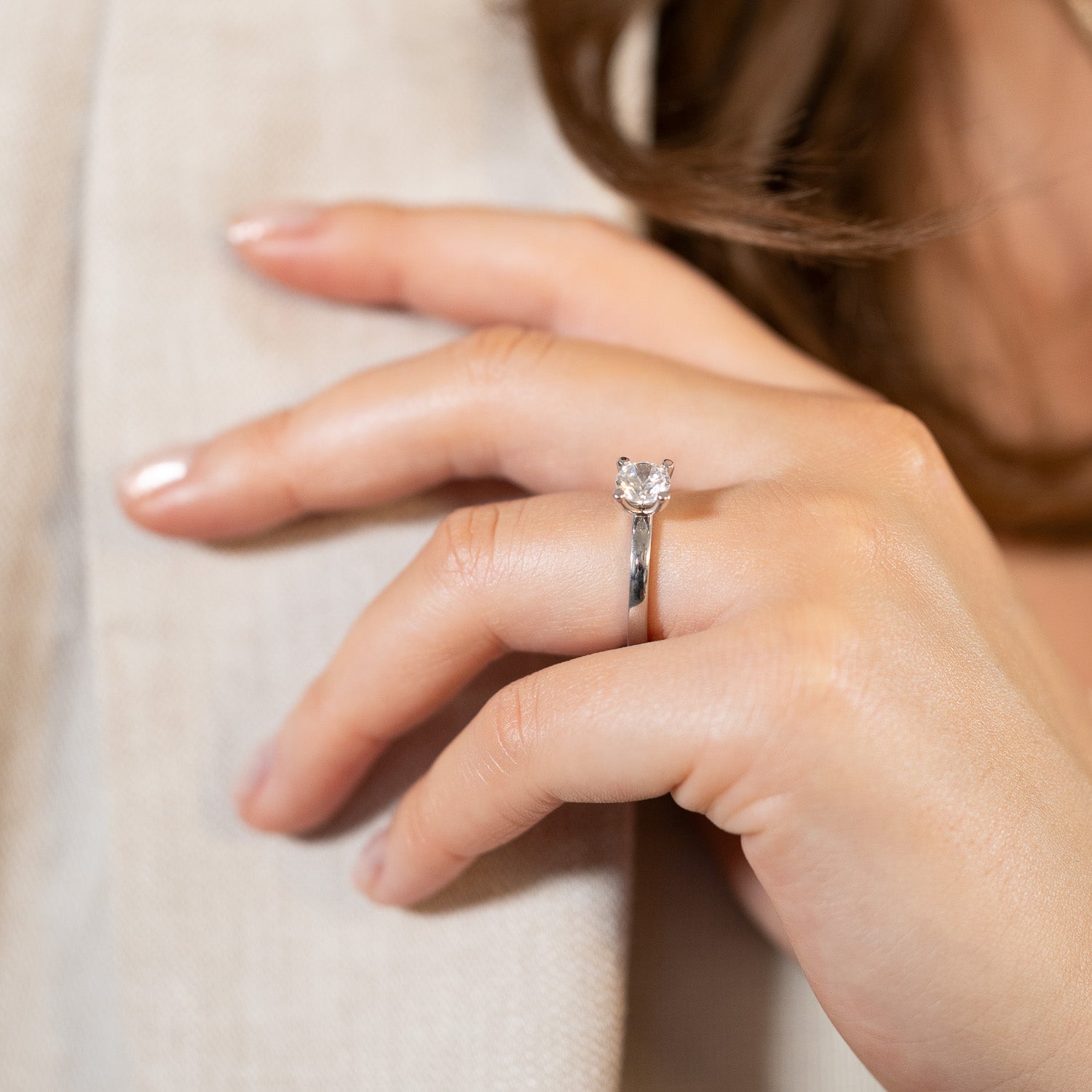 Karlsö 0.70 ct – timeless solitaire ring