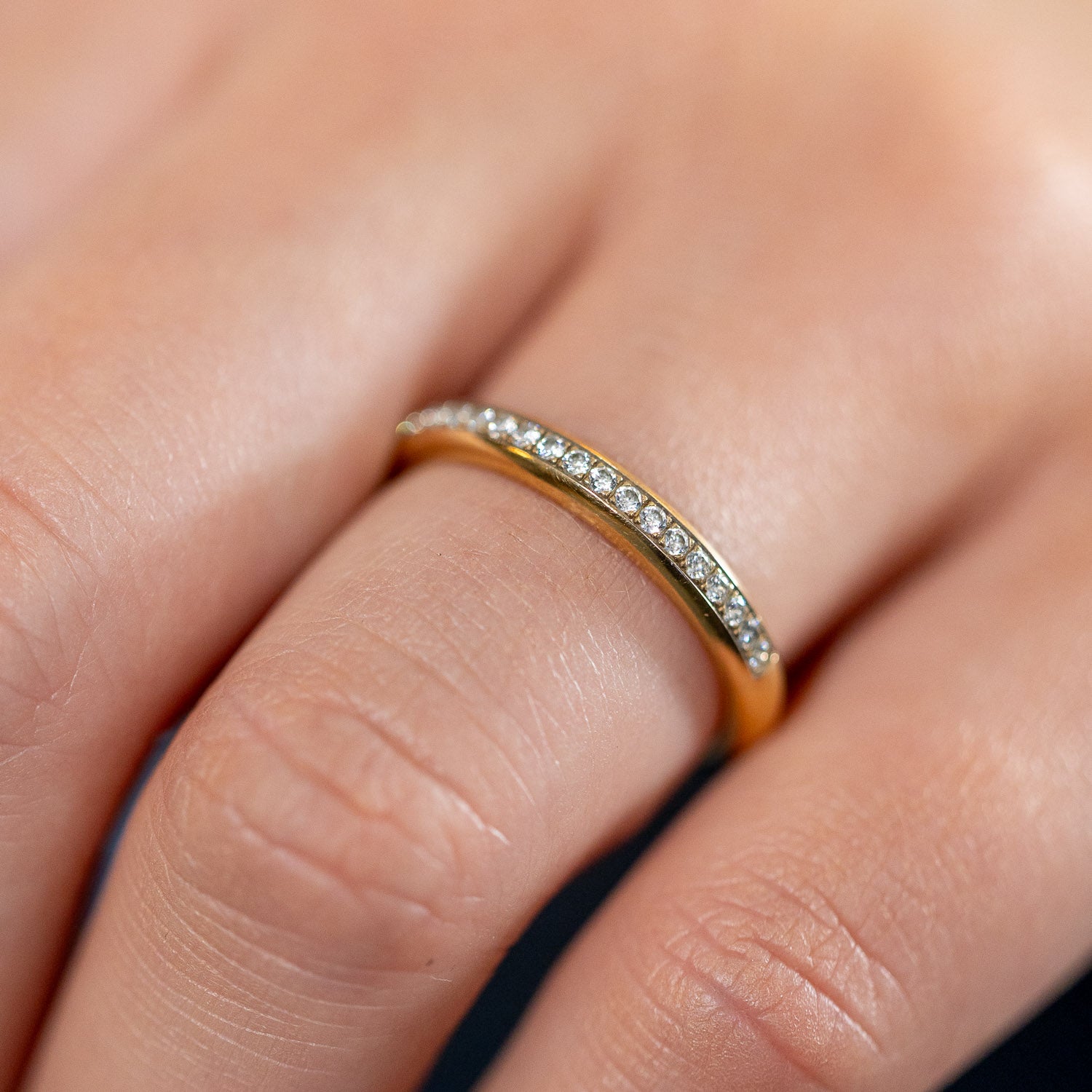 Gold rupee ring