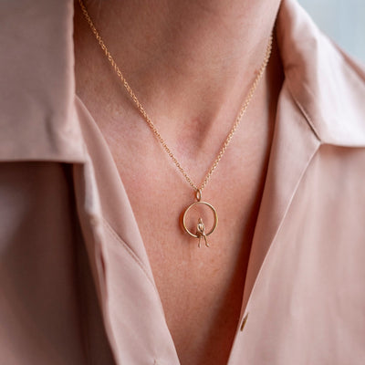 Egentid - Charm small 18k Gold