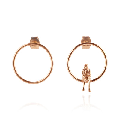 Egentid - Earring small with 1 woman