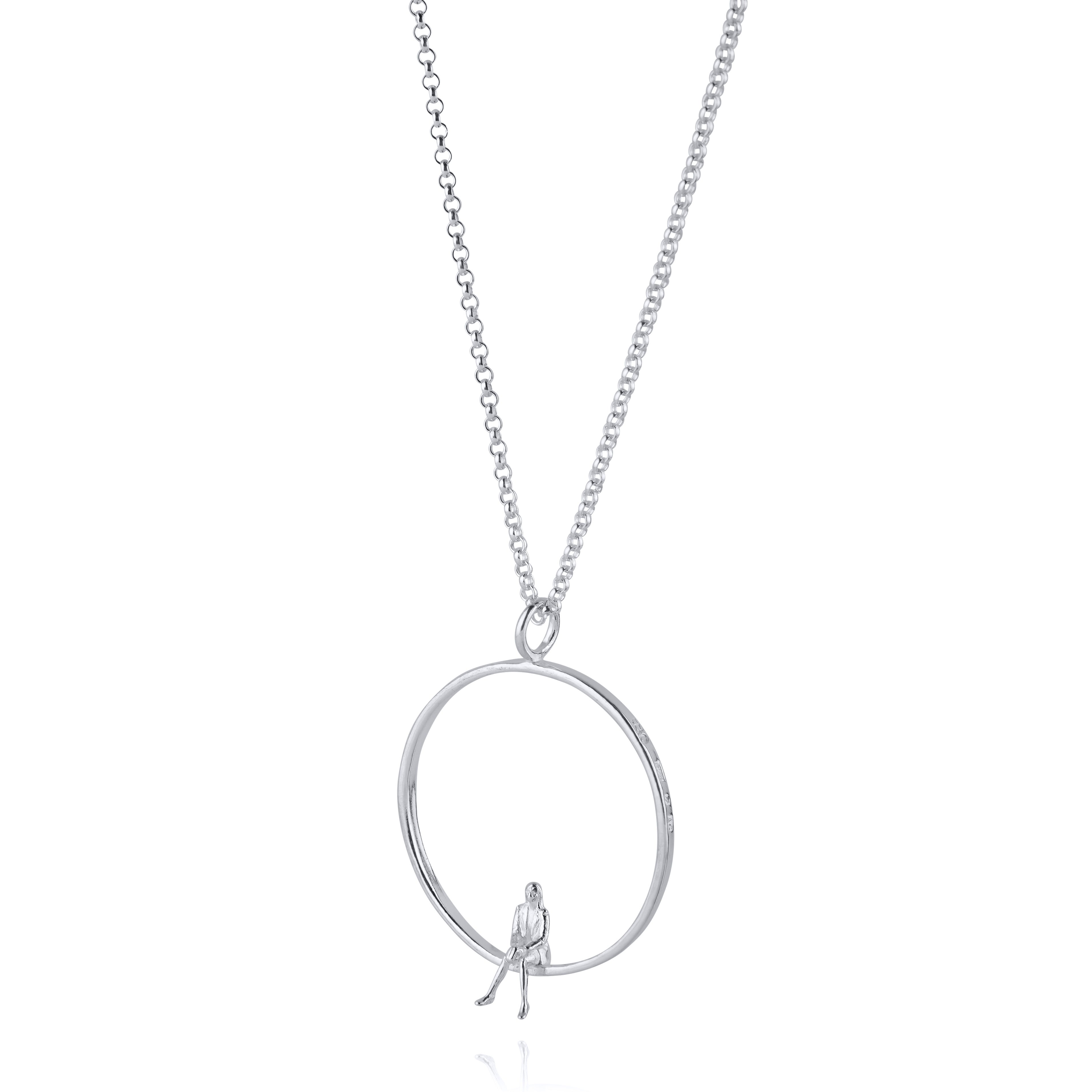 Egentid halsband med stor silverberlock