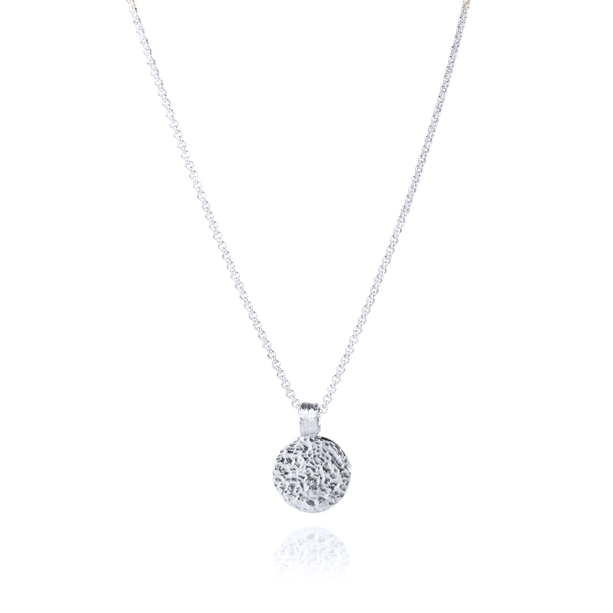 KARG - Silverhalsband med stor berlock