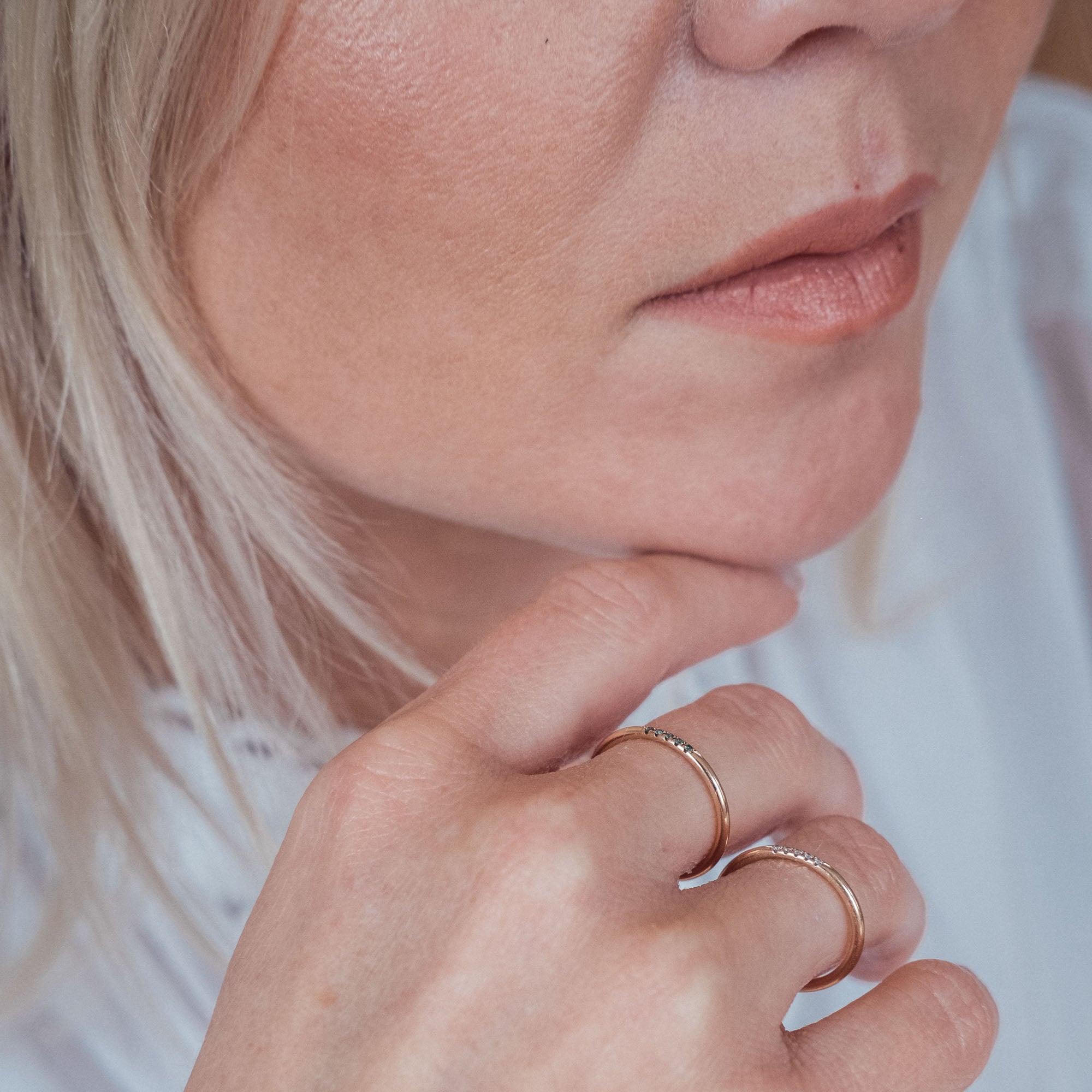 Leilu Ring - 18k guld på hand