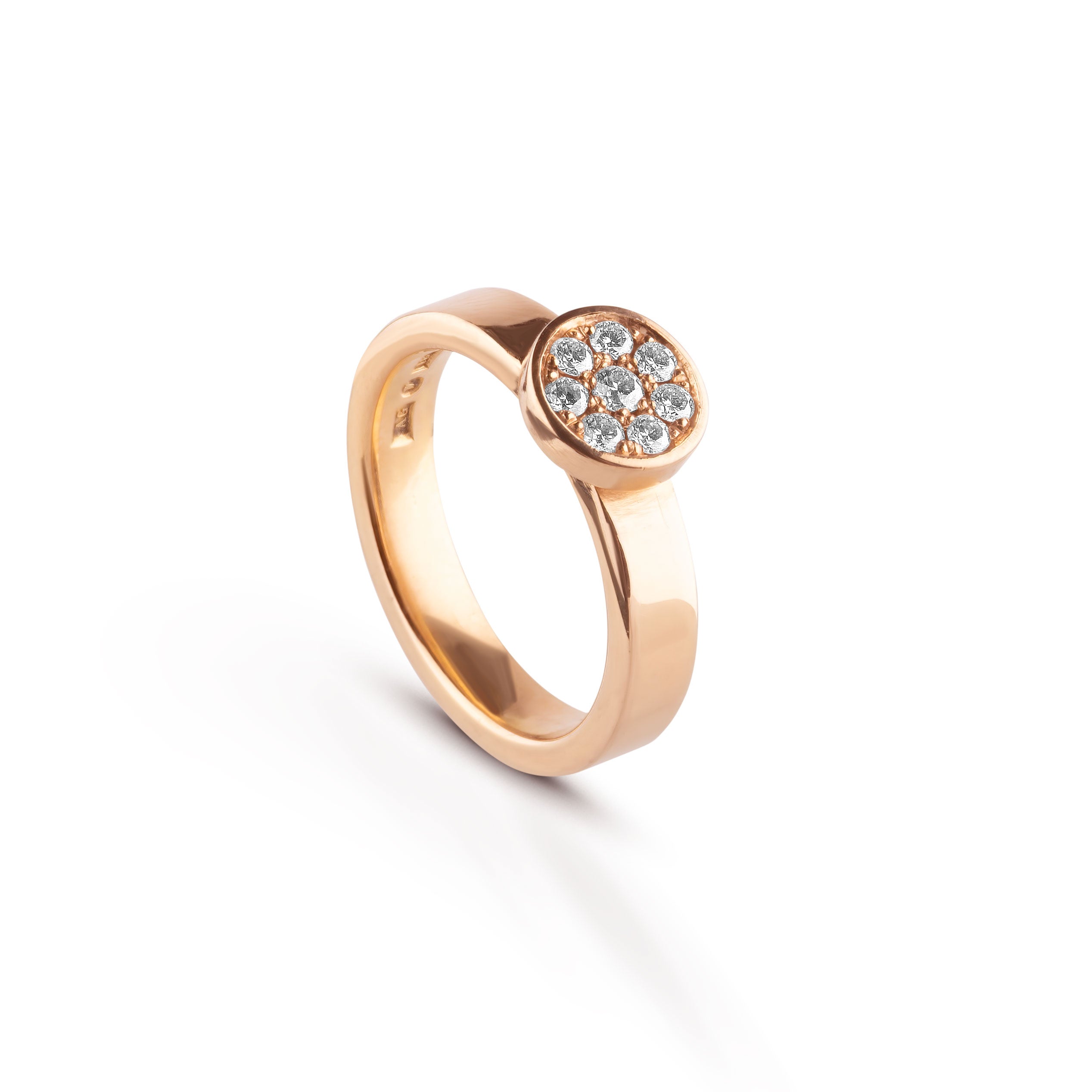 Solitärring Botaniska i guld med diamanter, 0.26 ct