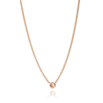 Button coral - Necklace small