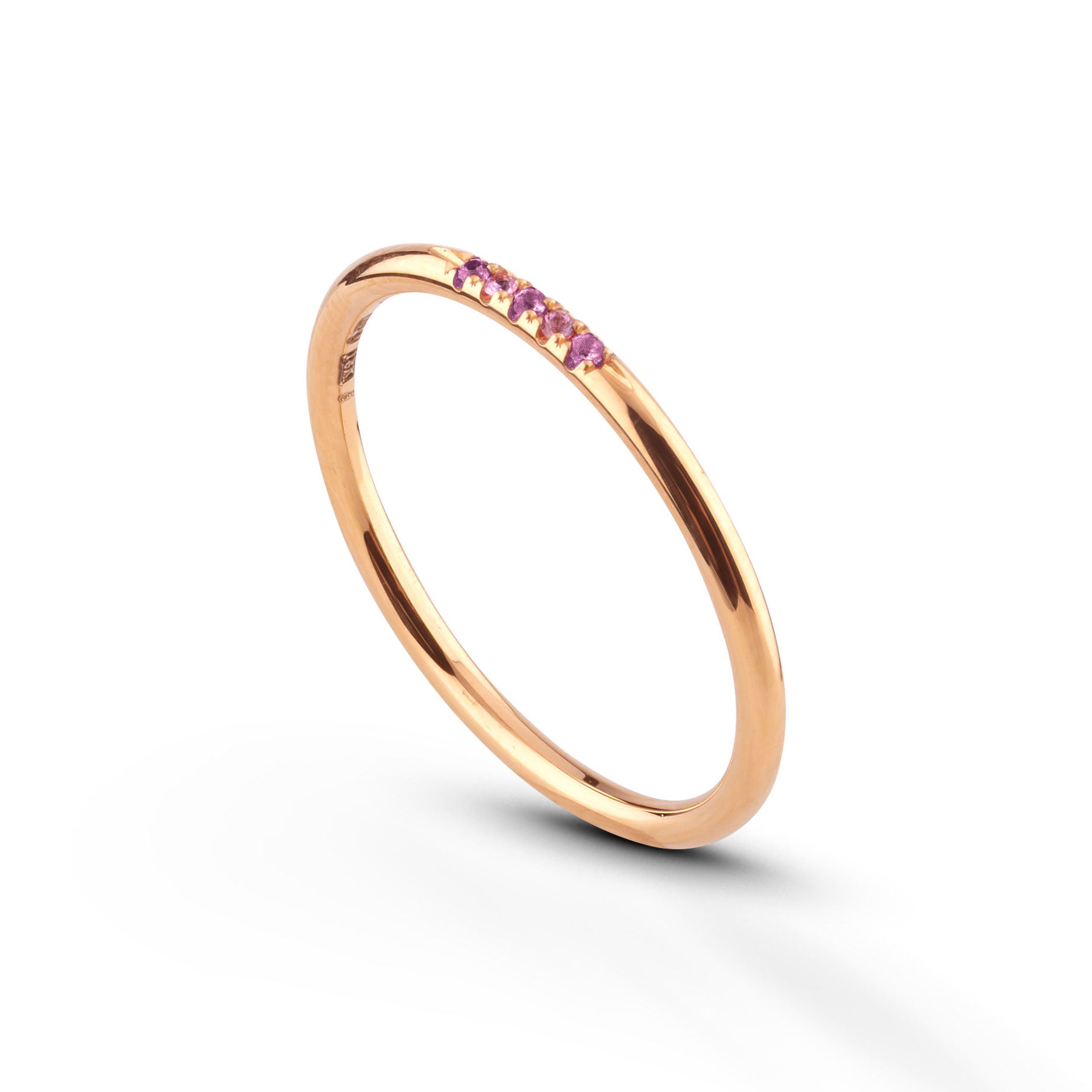 Leilu Ring 5 stones - 18k gold