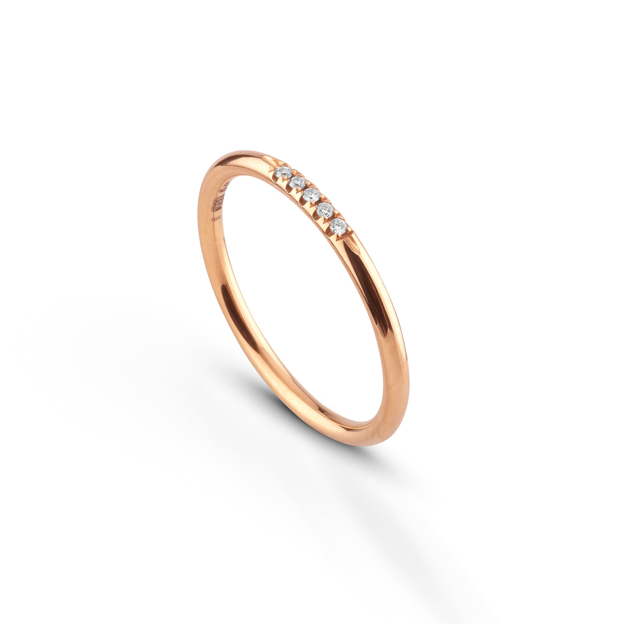 Leilu Ring - 18k guld med stenar