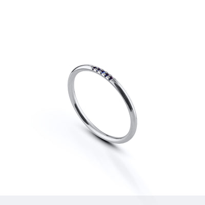 Leilu Ring 5 stones - 18k gold