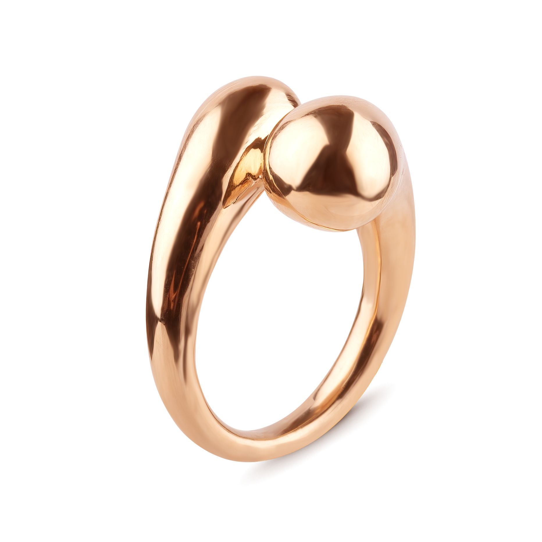 Stor Got Your Back ring i 18k guld