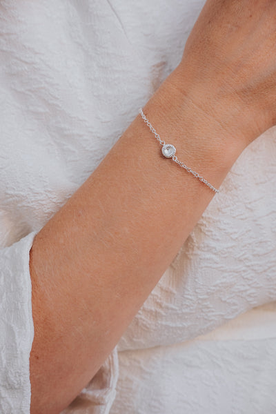 Knappkorall armband, medium,  silver - Annika Gustavsson Jewellery